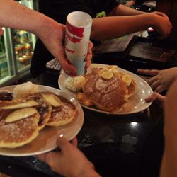 Key Lime Coffee - Chunky monkey American Pancakes at Key Lime Coffee Liverpool