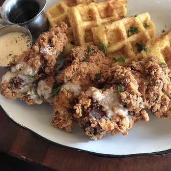 Moonshine Grill - Chicken and waffles - Southern Near Me - Austin, Texas