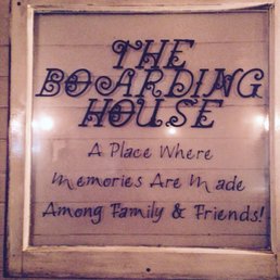Cute sign in The Boarding House! Love the atmosphere! Cute sign in The Boarding House! Love the atmosphere!