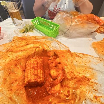 The Mad Claw - Left over shrimp and corn ! Very delicious but got full ! - Cajun/Creole Near Me - Rancho Cucamonga, California The Mad Claw - Left over shrimp and corn ! Very delicious but got full ! - Cajun/Creole Near Me - Rancho Cucamonga, California