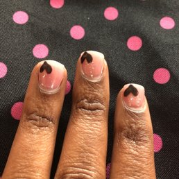 Repair, overlay manicure with gel polish, design Repair, overlay manicure with gel polish, design