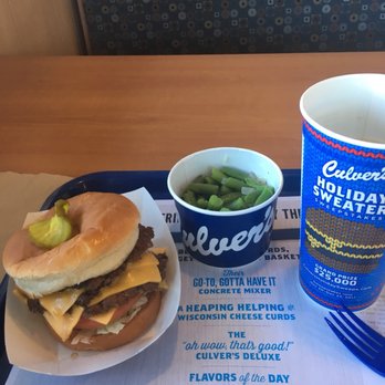 Culver's - Green beans for the guilt trip on ordering a triple. - Burgers Near Me - Buffalo Grove, Illinois