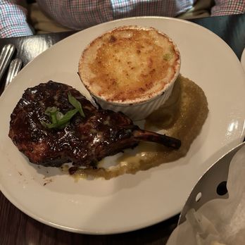 Park Cafe - Pork chop with applesauce and macaroni and cheese. - New American Near Me - Nashville, Tennessee Park Cafe - Pork chop with applesauce and macaroni and cheese. - New American Near Me - Nashville, Tennessee