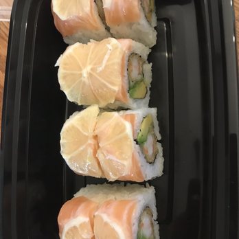 I Love Sushi - Lemon Salmon Roll - Sushi Bars Near Me - Davis, California