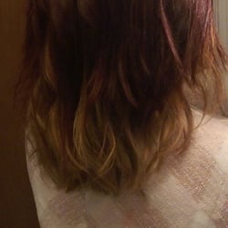 Salon Bellissima - Red and Blonde balayage! Love ittt!!!!