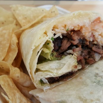 Me Gusta Tacos - Carne asada mission burrito- Spanish rice, jack cheese, guacamole, pico de gallo - Tacos Near Me - Henderson, Nevada Me Gusta Tacos - Carne asada mission burrito- Spanish rice, jack cheese, guacamole, pico de gallo - Tacos Near Me - Henderson, Nevada