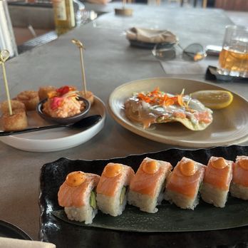Palo Santo - Salmon roll - New Mexican Cuisine Near Me - Atlanta, Georgia Palo Santo - Salmon roll - New Mexican Cuisine Near Me - Atlanta, Georgia