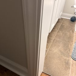 Quality Painting And Tiling - Sloppy, you can see how it's inches off.