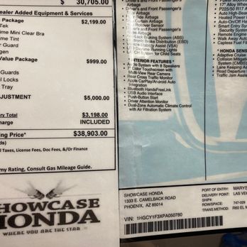 Showcase Honda - Car Dealers Near Me - Phoenix, Arizona