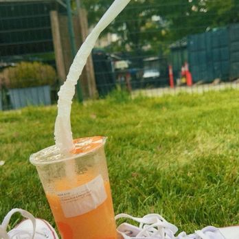 Coco Fresh Tea & Juice - Passionfruit and Mango Slush - Bubble Tea Near Me - New York, New York Coco Fresh Tea & Juice - Passionfruit and Mango Slush - Bubble Tea Near Me - New York, New York
