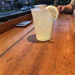 New Scotland Taco & Bar - The Counter Seating with Lemonade.