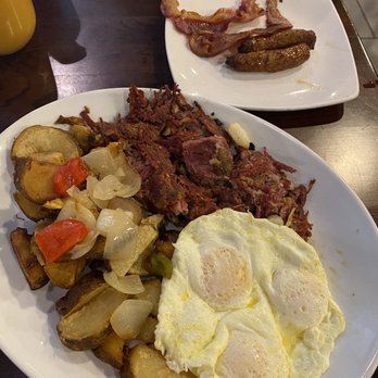 The Scratch Room - Eggs and stuff, corned beef hash and potatoes. - Breakfast & Brunch Near Me - Anaheim, California