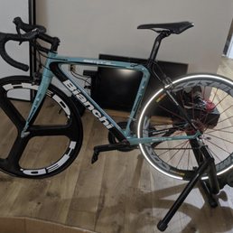Bianchi Sempre Build- finishing done by Arthur.