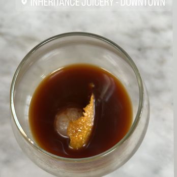 Inheritance Juicery - Espresso Old Fashion - Juice Bars & Smoothies Near Me - Tulsa, Oklahoma