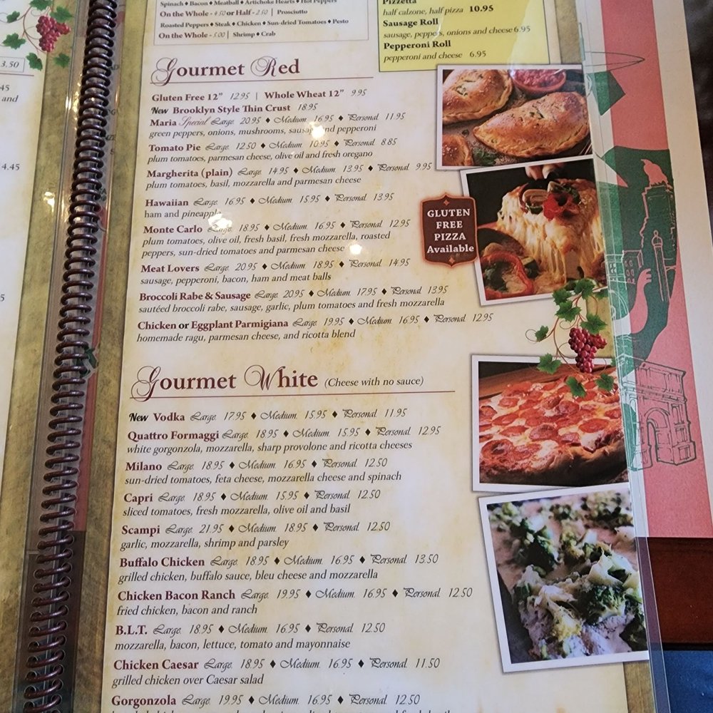 Cafe Maria - the menu of the restaurant - Pizza Near Me - Frenchtown, New Jersey Cafe Maria - the menu of the restaurant - Pizza Near Me - Frenchtown, New Jersey