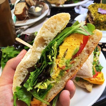 Urth Caffé-Pasadena - The Egg Sandwich - Cafes Near Me - Pasadena, California