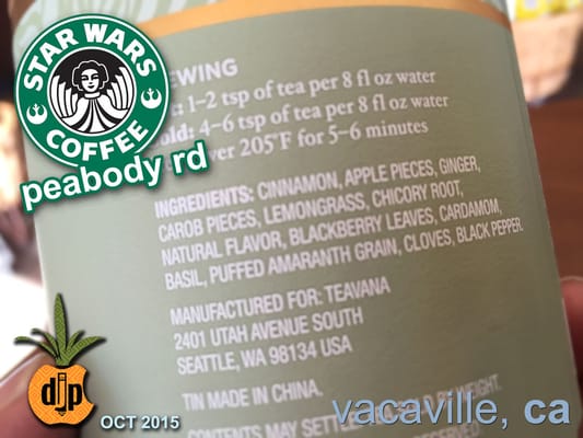 Menu photo 2 Starbucks Vacaville, CA Menu photo 2 Starbucks Vacaville, CA