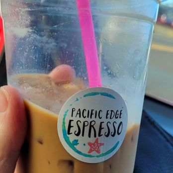 Pacific Edge Espresso - Honey lavender iced latte. - Coffee & Tea Near Me - Garibaldi, Oregon Pacific Edge Espresso - Honey lavender iced latte. - Coffee & Tea Near Me - Garibaldi, Oregon