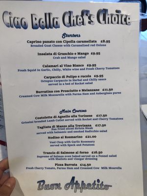 Menu photo 7 Ciao Bella London, XGL