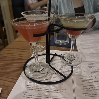The Finch - Martini Sampler - Seafood Near Me - Grand Prairie, Texas