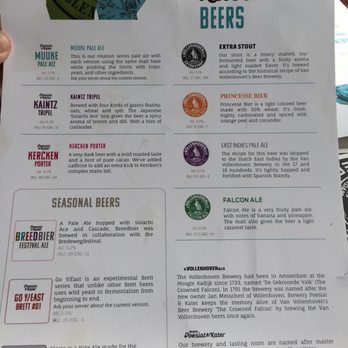 Poesiat & Kater - Drink menu - Breweries Near Me - Amsterdam, New Hampshire