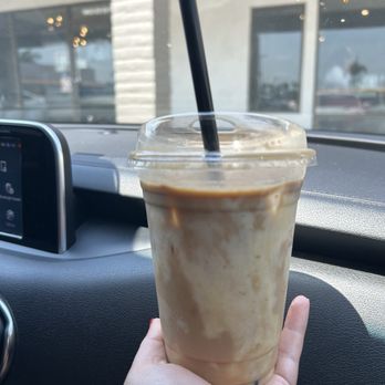 Brew Story - Banana cream latte - Coffee & Tea Near Me - Huntington Beach, California Brew Story - Banana cream latte - Coffee & Tea Near Me - Huntington Beach, California