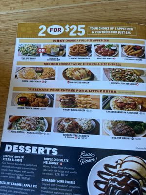 Menu photo 1 Applebee's Grill + Bar Hemet, CA