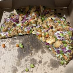 Desi Pizza Bite - All that was left after I ate it.