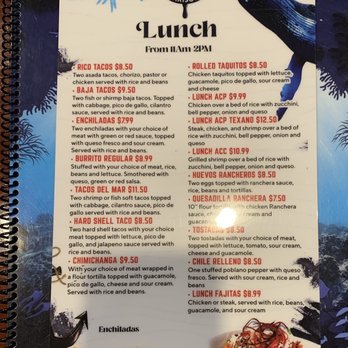 Mariscos Marlin - Lunch menu - Seafood Near Me - Winston-Salem, North Carolina