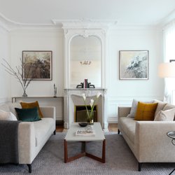 Lichelle Silvestry Interiors - Parisian chic living room by Paris-based Interior decorator Lichelle Silvestry.