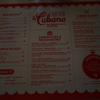 La Cubana - Cuban Near Me - Toronto, Ontario La Cubana - Cuban Near Me - Toronto, Ontario