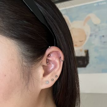 Baron Art Tattoo & Piercing Studio - Rook by Chelsea. $40 for service, $18 for the jewelry I picked. - Tattoo Near Me - El Monte, California Baron Art Tattoo & Piercing Studio - Rook by Chelsea. $40 for service, $18 for the jewelry I picked. - Tattoo Near Me - El Monte, California
