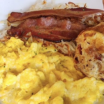 Miss Shirley's Cafe, Inner Harbor - Eddies Two cage free eggs any style breakfast - Breakfast & Brunch Near Me - Baltimore, Maryland