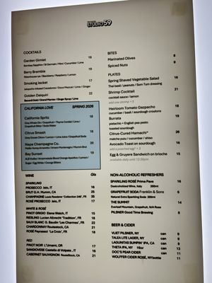 Menu photo 1 Studio 59 New York, NY Menu photo 1 Studio 59 New York, NY