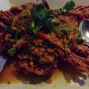 Panvimarn Thai Cuisine - Soft shell crab curry - Thai Near Me - Long Beach, California Panvimarn Thai Cuisine - Soft shell crab curry - Thai Near Me - Long Beach, California