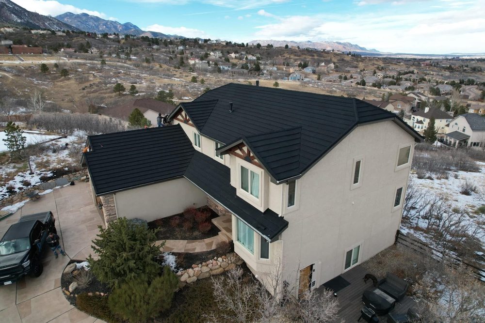 Slide of The Roofing Couple