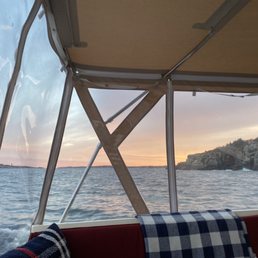 Boat and sunset