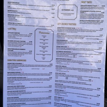 Cafe Bonjour - Menu - Breakfast & Brunch Near Me - Boston, Massachusetts Cafe Bonjour - Menu - Breakfast & Brunch Near Me - Boston, Massachusetts