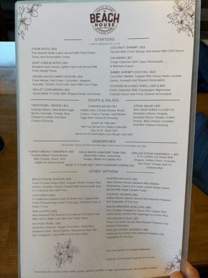Menu photo 1 The Beach House Seal Beach Seal Beach, CA Menu photo 1 The Beach House Seal Beach Seal Beach, CA
