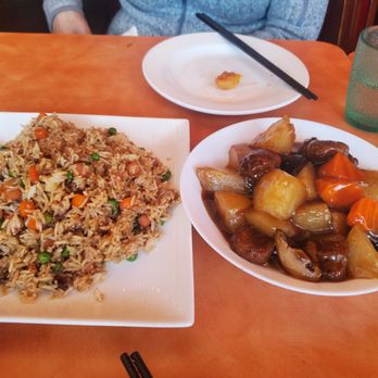 Enjoy Vegetarian Restaurant - #83 House Special Fried Rice w/ BBQ Pork & Veggie Ham #49. Braised Spareribs w/ Dai Kon - Chinese Near Me - San Francisco, California Enjoy Vegetarian Restaurant - #83 House Special Fried Rice w/ BBQ Pork & Veggie Ham #49. Braised Spareribs w/ Dai Kon - Chinese Near Me - San Francisco, California