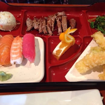 Sushi World - Bento Box #2 w/ Beef ($13) - Sushi Bars Near Me - Cypress, California