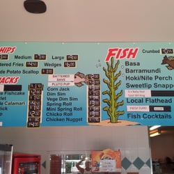 Off the Hook Fish & Chips - Plenty of fish to choose
