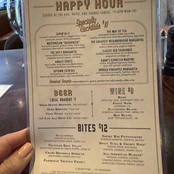 The Henry - Menu - New American Near Me - Phoenix, Arizona The Henry - Menu - New American Near Me - Phoenix, Arizona