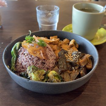 Namu Kitchen - Tofu and eggplant over rice - Breakfast & Brunch Near Me - West Covina, California