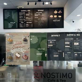 Nostimo Cafe & Tea - menu - Coffee & Tea Near Me - Westminster, California