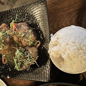 Griffin's - Oxtail with a side of rice - New American Near Me - Brea, California Griffin's - Oxtail with a side of rice - New American Near Me - Brea, California
