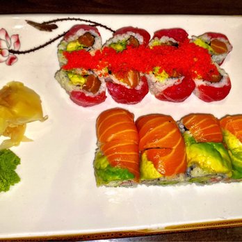 Sakehouse Bluffton Japanese Steakhouse and Sushi Bar - a plate of sushi and vegetables - Japanese Near Me - Bluffton, South Carolina