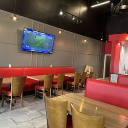 Red Hot Indo Chinese & Indian Kitchen - Booth seating
