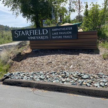 Starfield Vineyards & Winery - Sign - Wine Tasting Room Near Me - Placerville, California Starfield Vineyards & Winery - Sign - Wine Tasting Room Near Me - Placerville, California