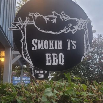 Smokin J's BBQ - Front door sign - Caterers Near Me - Poway, California